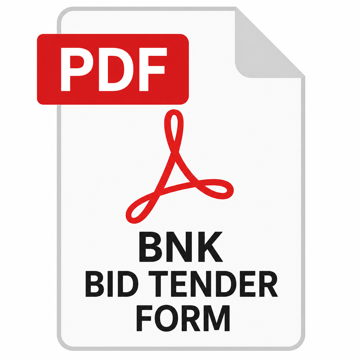 BNK BID TENDER FORM